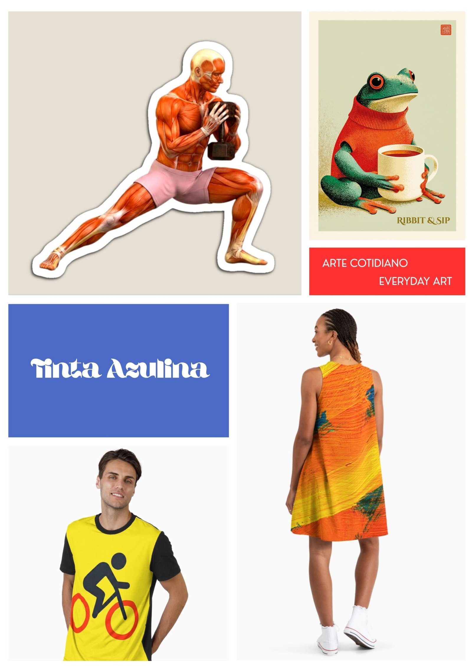 Tinta Azulina: arte cotidiano